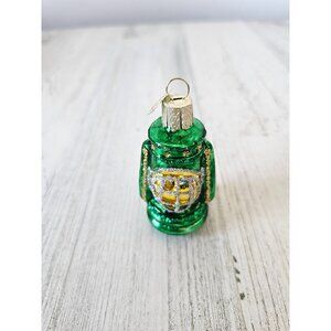 OWC Old world Green lantern glitter light Xmas tree